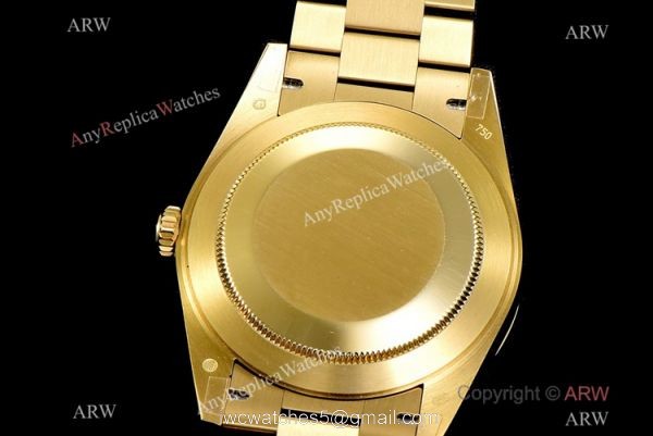 (GM Factory) Swiss 2836-2 Rolex Day-Date White Roman Watch 40mm AAA Copy