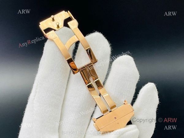Swiss Replica Hublot Big Bang Sang Bleu Rose Gold Watch For Men With Black Rubber Strap