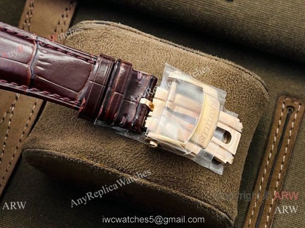 (PF Factory) Patek Philippe Nautilus Moonphase 5724 Watch Rose Gold Black Dial