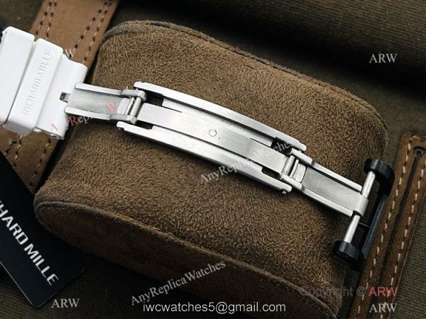 RM Factory 1:1 Replica Richard Mille RM35-02 Rafael Nadal Watch NTPT Case White Rubber Strap