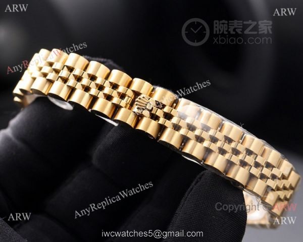 AAA Copy Rolex Datejust 2-Tone Rose Gold Salmon Dial Watches 28mm Ladies