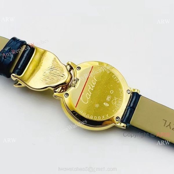 New! Copy Cartier Panthere Gold Diamond Lady Watches Swiss Quartz