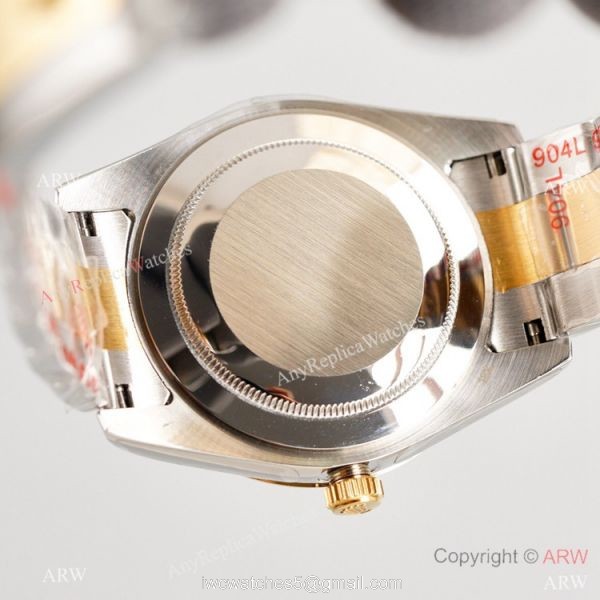 Swiss Quality Rolex Oyster Perpetual Datejust 41mm Watch Two Tone Oyster Palm Dial
