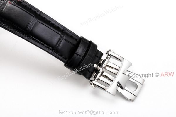 New Vacheron Constantin Malte REAL Tourbillon Black Face High End Replica Leather Strap Watch