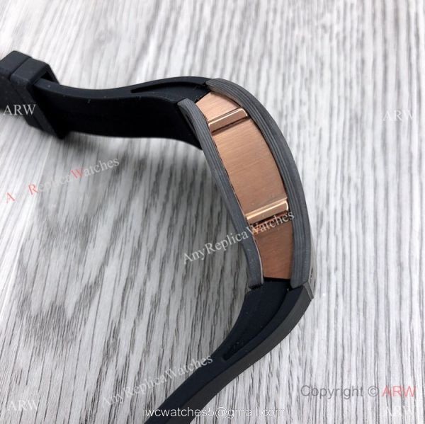 Swiss Quality Richard Mille RM007-1 Women Watch CarbonRose Gold Case