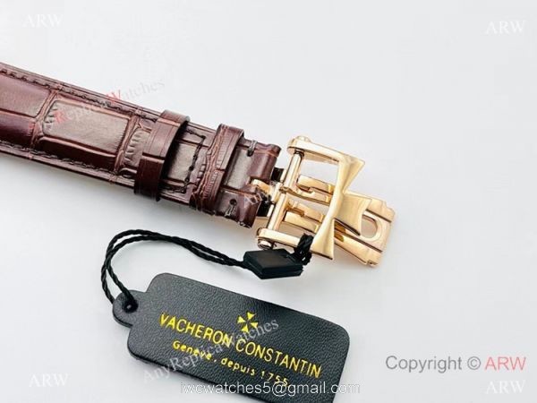 TW V2 Vacheron Constantin Fiftysix (day-date) 4400e watch Rose Gold White Dial 40mm