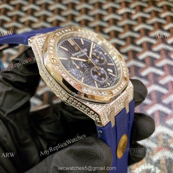 Iced Out Audemars Piguet Royal Oak Chronograph Watches 42mm for Men
