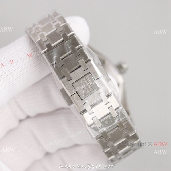 JH Factory Copy Audemars Piguet Royal Oak Women Cal.3120 Watch 37mm Gray Face