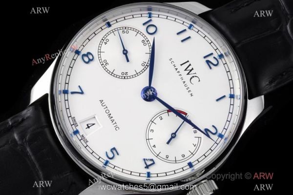 ZF Factory 1:1 Super Clone IWC Portugieser 7 Days Men Watch Rose Gold Arabic Dial