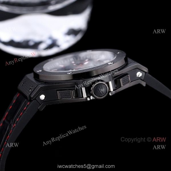 Hublot Big Bang 48mm All Black Carbon Fiber Automatic Watch High Copy