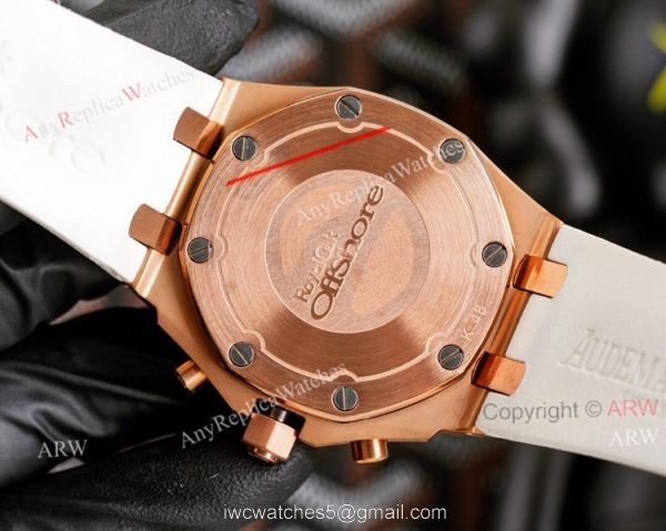 Knockoff Audemars Piguet Royal Oak 42mm Rose Gold Rainbow Watch Quartz Movement