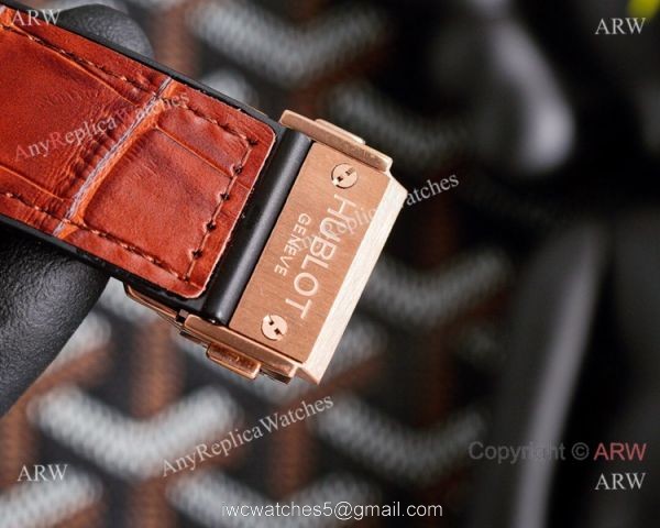 Best Quality Copy Hublot Classic Fusion Skeleton Rose Gold Watches
