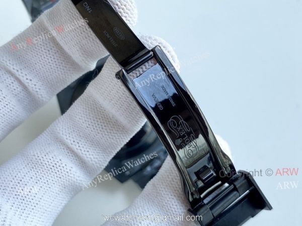 All Black Rolex Blaken Submariner Rainbow Diamond Bezel Blue Markers Swiss Grade Replica Watch