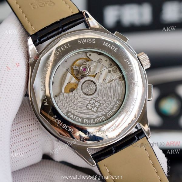 New Patek Philippe Grand Complications Moonwatch Black Dial 42mm Swiss Replica