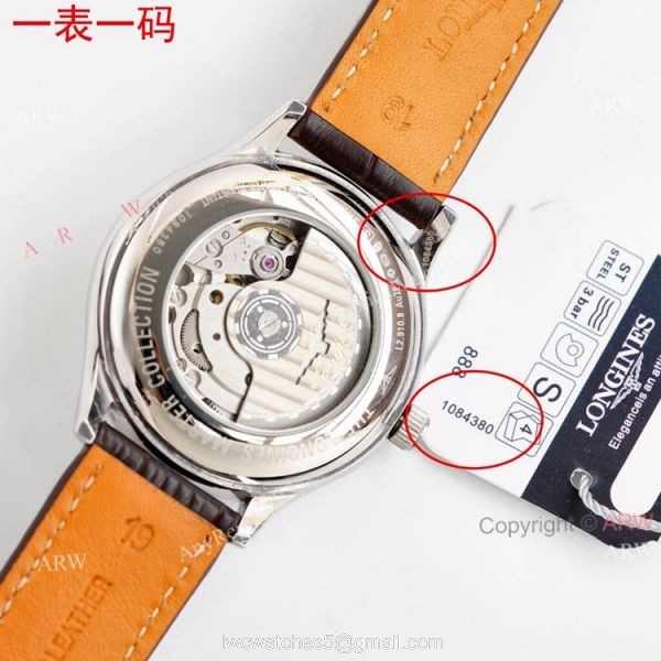 Swiss Grade Longines Master Collection Citizen 8215 Automatic Watch White Face Replica