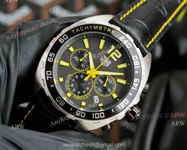 New Tag Heuer Formula 1 41mm Quartz Mens Watch Black Dial High End Replica