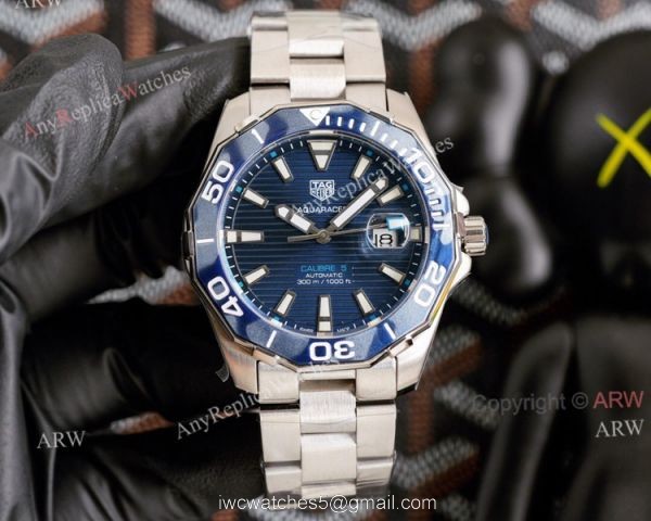 New Tag Heuer Aquaracer Green 43mm Stainless Steel Replica Watches