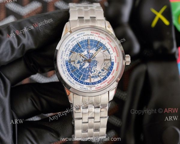 Swiss Replica Jaeger-LeCoultre Geophysic Universal Time Watch SS
