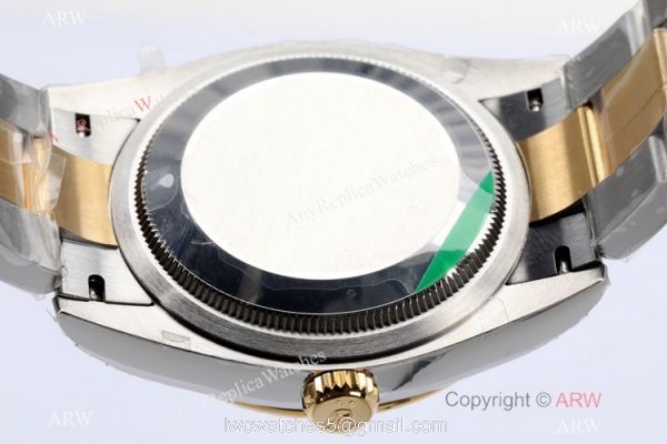 (EW) EW Factory Swiss 3235 Rolex Datejust 36 Gold Palm 2021 New 2-Tone Oyster Bracelet