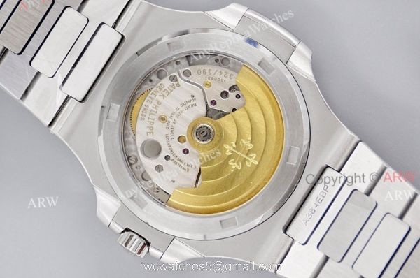 3K Factory Patek Philippe Nautilus 5713 Dark Blue Face With Diamonds Watch Replica