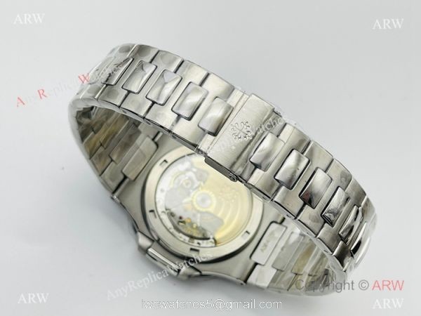 PFF Factory V4 Patek Philippe Nautilus Swiss 9015 Watch Ss Bucherer Blue Face 40mm