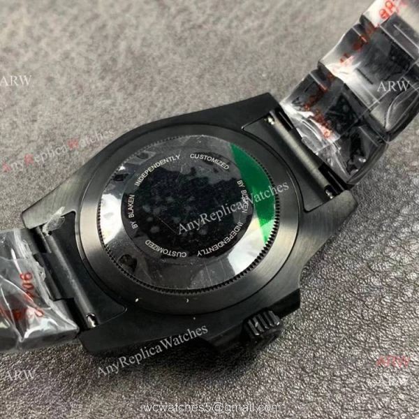 GS Factory Rolex GMT-Master II Blaken Swiss 2824 Watch Black Venom DLC case 40mm