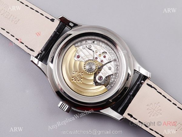 GR factory V2 Patek Philippe Geneve Moonphase 5205g Ss Blue Face Watch