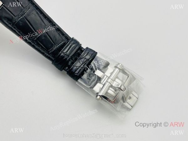 Swiss Grade 1 Vacheron Constantin Overseas Black Diamond Watch Swiss Quartz Movement