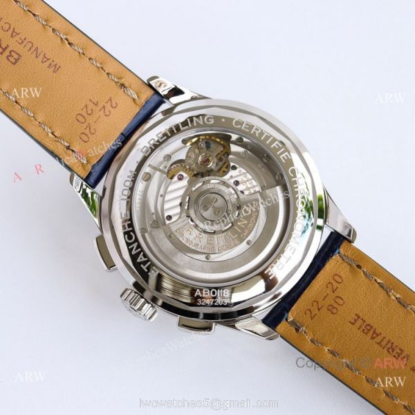 GF Factory Breitling Premier B01 Bentley Limited Edition Watch A7750 Blue Arabic Markers 42mm