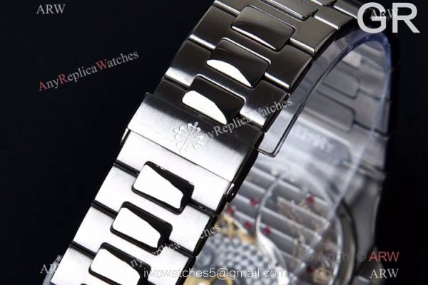 GR Factory Super Clone Patek Philippe Nautilus Moonphase 5712 Watch New Baby Blue Dial