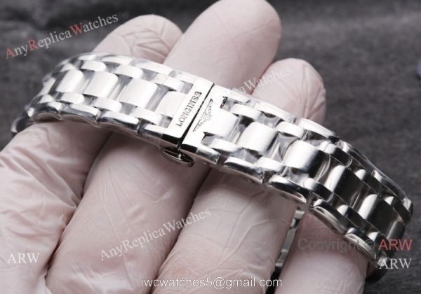 Swiss Quartz Longines PrimaLuna Clone Watch Blue Mop Face Diamond bezel