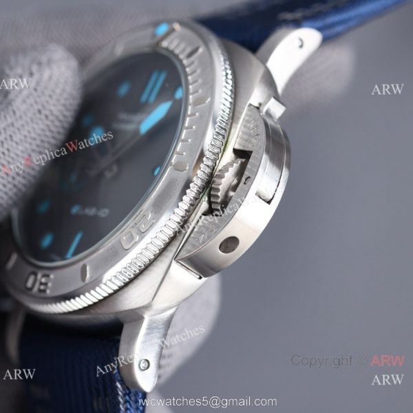 Knockoff Panerai Submersible eLAB-ID pam1225 Wrist Gray Recycled PET Nylon Strap