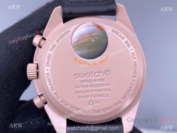 2022 New! Replica Swatch x Omega Mission to Jupiter Watch Quartz Bioceramic case