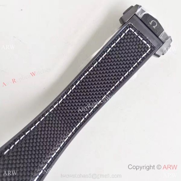 Swiss Replica Omega Seamaster Planet Ocean Deep Black GMT Ceramic Watch