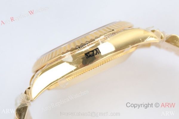 EW Factory Rolex Oyster Perpetual Datejust Watch Malachite Face Yellow Gold 31mm