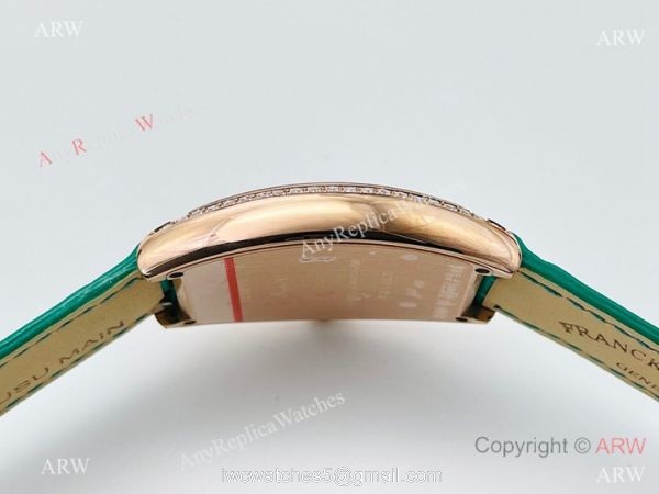 Swiss Grade 1 Franck Muller Cintree Curvex Lady Watches Diamond Bezel
