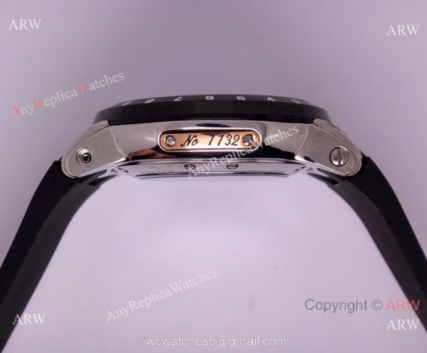 High Quality Ulysse Nardin Perpetual Black Rubber watch Copy