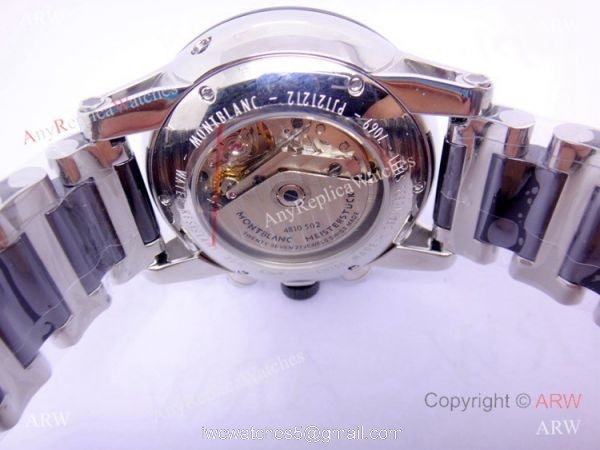 Swiss Grade Replica Montblanc Timewalker Chronograph Watch Black Ceramic