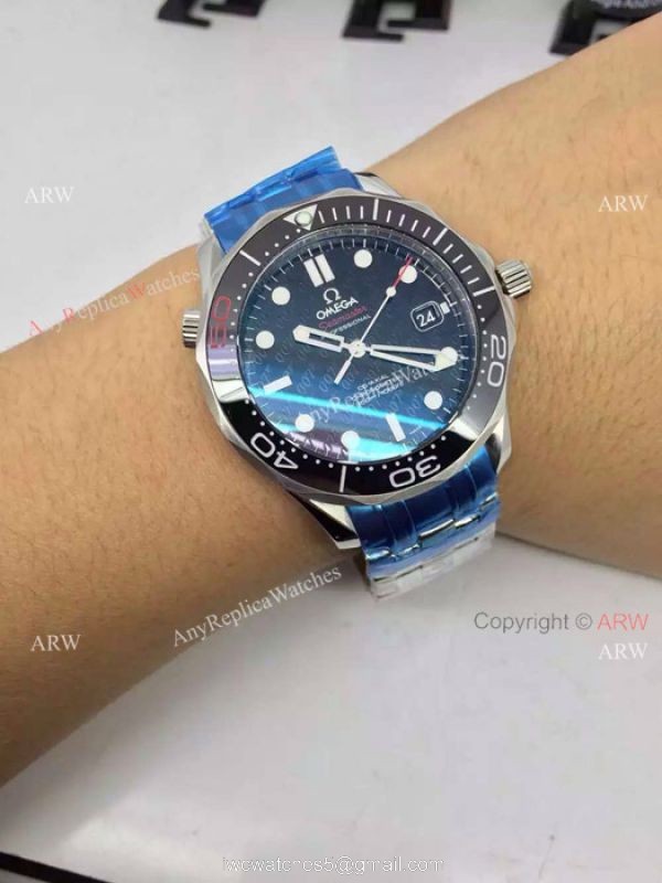 The 50th Anniversary Omega Replica Watches James Bond Black Dial