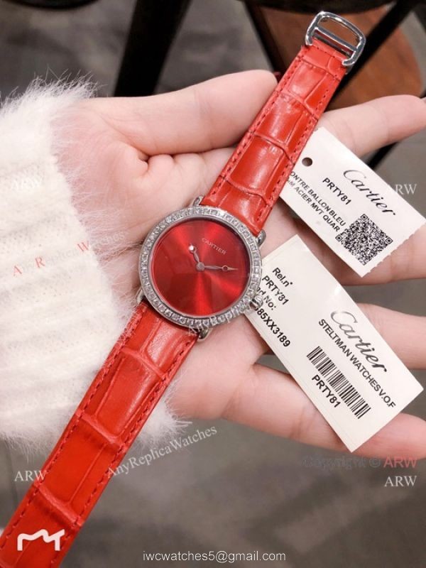 2019 New Cartier SS Diamond Watches Japan Quartz Best Replica