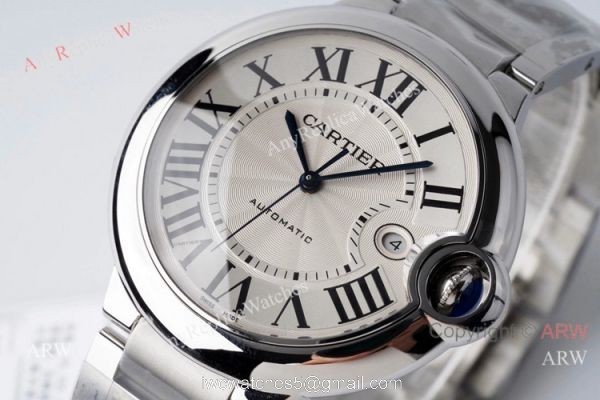 1-1 Best Edition AF Factory Ballon Bleu Cartier Copy Watch Stainless Steel 42mm