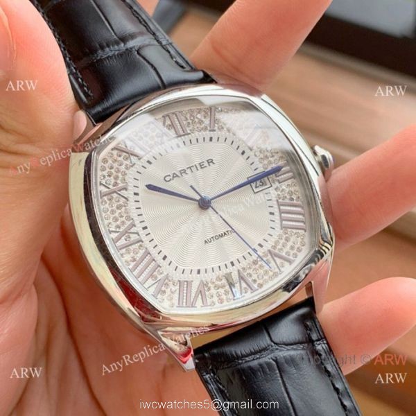 Swiss Quality Cartier Drive De Rose Gold Asia 8215 Watch