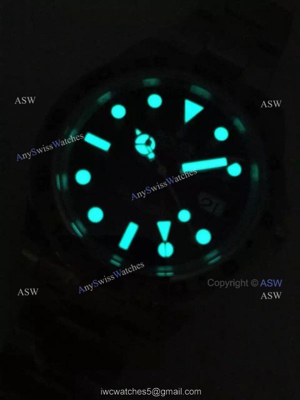Noob Factory ETA2836 Replica Rolex Explorer II 42mm Watch SS Black Dial
