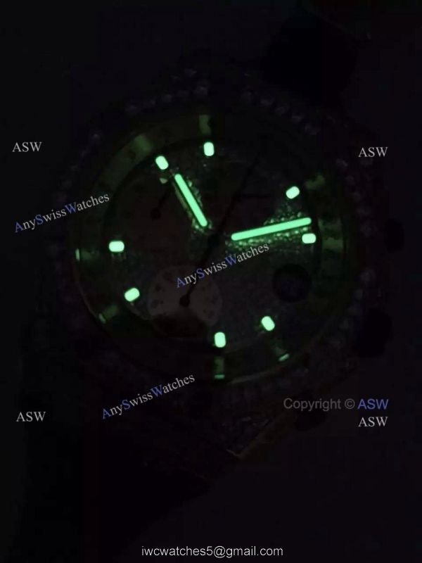 Swiss Copy Audemars Piguet Watch Yellow Case Diamond Dial / Diamond Case
