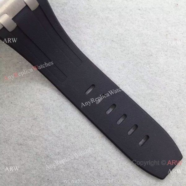 Swiss 3126 Audemars Piguet Replica Watch SS Rose Gold Inner Rubber Strap