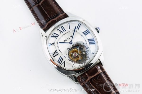 Fake Swiss Cartier Drive de 9452 MC Watch White Dial