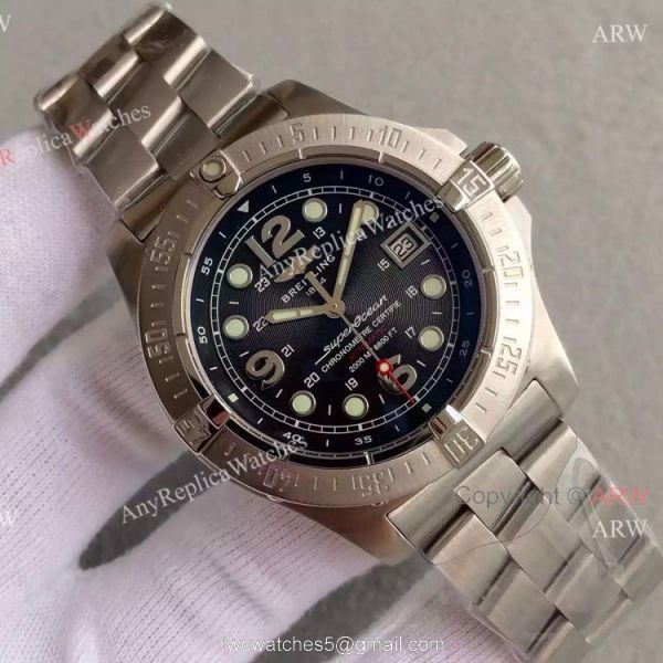 Knockoff Breitling Superocean Steelfish Watch Stainless Steel Blue Face