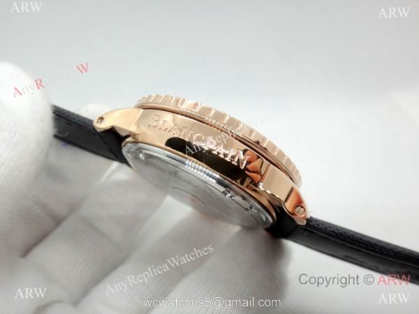 Swiss Quality Replica Blancpain Fifty Fathoms Men Watch Rose Gold
