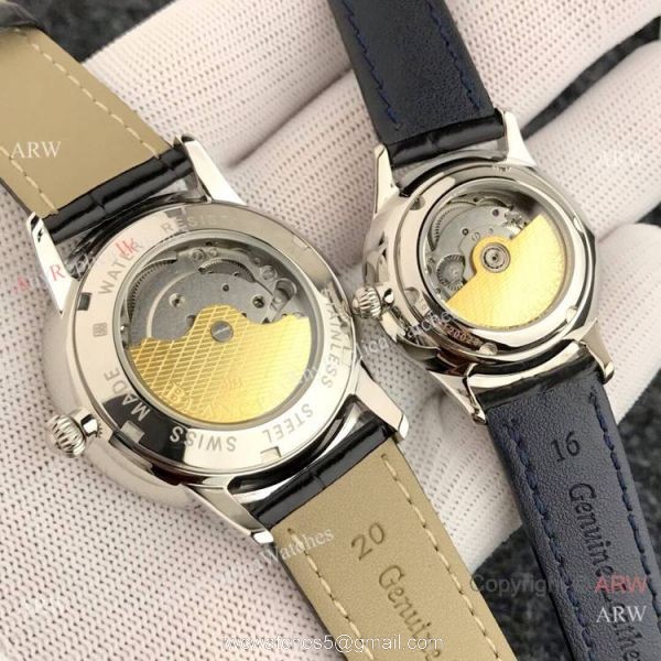 High Quality Copy Blancpain Lovers Watches SS Black Dial