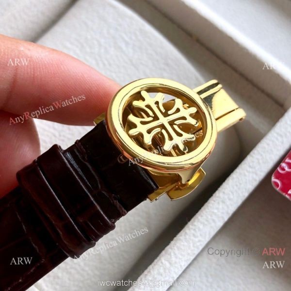 Swiss Copy Patek Philippe Base 1000 Rose Gold Watches with Moonphase